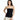 Jet Black Longline Tube Top - BonkersCorner