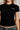 Lace Trim Black Top - BonkersCorner