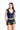 Midnight Navy Wrap Top - BonkersCorner