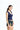 Midnight Navy Wrap Top - BonkersCorner