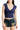 Midnight Navy Wrap Top - BonkersCorner