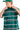 Midnight Pine Stripe Oversized T-shirt - BonkersCorner