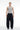 Navy Blue Faded Loose Fit Pants - BonkersCorner