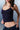Navy Blue Halterneck Top - BonkersCorner