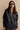Navy Blue Leather Jacket - BonkersCorner