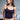 Navy Blue Modal Strappy Top - BonkersCorner