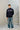 Navy Blue Spectrum Pullover - BonkersCorner