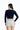 Navy Note Collared Knit Top - BonkersCorner