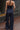Navy Pinstriped Loose Fit Trousers - BonkersCorner