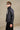 Navy Blue Leather Jacket - BonkersCorner