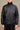 Navy Blue Leather Jacket - BonkersCorner