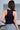 Navy Blue Square Neck Tank - BonkersCorner