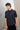 Navy Metro Stripe Knit Polo - BonkersCorner