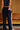 Navy Blue Tape Wide Leg Joggers - BonkersCorner