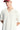Off White Knit Double Textured Polo T-shirt - BonkersCorner
