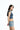 Ombre Blue Front Ruched Top - BonkersCorner