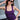 Purple Square Neck Tank - BonkersCorner