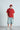 Red Oversized Utility Shirt - BonkersCorner