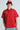 Red Oversized Utility Shirt - BonkersCorner