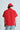 Red Oversized Utility Shirt - BonkersCorner