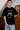Sassy Cat Black Oversized T-Shirt - BonkersCorner