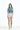 Steel Blue High Neck Top - BonkersCorner