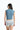 Steel Blue High Neck Top - BonkersCorner