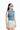 Steel Blue High Neck Top - BonkersCorner