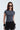 Storm Blue Polyamide Fitted T-shirt - BonkersCorner