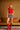 Tencel Ribbed Poppy Red Modal T-shirt - BonkersCorner