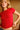 Tencel Ribbed Poppy Red Modal T-shirt - BonkersCorner