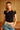 Tencel Ribbed Raven Black Modal T-shirt - BonkersCorner
