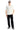 White Cable Knit Polo - BonkersCorner