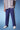 Blue Sporty Straight Fit Pants - BonkersCorner