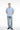 Chalk Wash Indigo Straight Fit Jeans - BonkersCorner