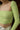 Lime Green Ribbed Square Neck Top - BonkersCorner