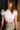 Powder White Raglan Sleeve Crop Top - BonkersCorner