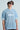 Retro Soccer Blue Knit Jersey - BonkersCorner