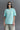 Solid Aqua Soft Jersey Oversized T-shirt - BonkersCorner