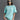 Solid Aqua Soft Jersey Oversized T-shirt - BonkersCorner