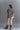 Solid Dark Grey Melange Soft Jersey Oversized T-shirt - BonkersCorner