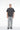 Charcoal Cabana Short Sleeve Striped Shirt - BonkersCorner