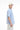 Blue Vintage Striped Short Sleeve Shirt - BonkersCorner