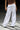 White Sporty Deconstructed Loose Pants - BonkersCorner